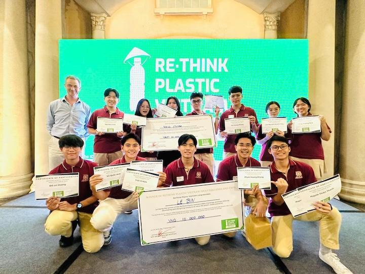 3 dự án học sinh VAS lọt top 5 chương trình Thử thách & Triển lãm Idea Rethink Plastic Vietnam