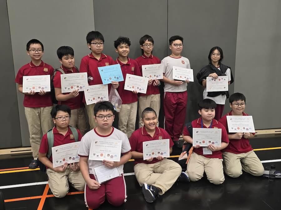 VAS Students Secure Second Place Overall and Third Place individual at the Junior Saigon Matth Competition