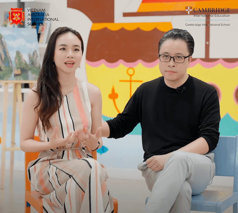 The Family of Actress Dinh Ngoc Diep & Director Victor Vu